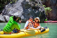 ทัวร์อ่าวพังงา แคนู เรือใหญ่ + ทัวร์เกาะราชา เกาะเฮ