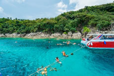ทัวร์อ่าวพังงา แคนู เรือใหญ่ + ทัวร์เกาะราชา เกาะเฮ