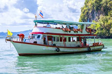 ทัวร์อ่าวพังงา แคนู เรือใหญ่ + ทัวร์เกาะราชา เกาะเฮ