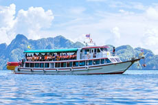 ทัวร์อ่าวพังงา แคนู เรือใหญ่ + ทัวร์เกาะราชา เกาะเฮ