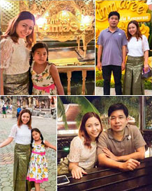 หมอนิกร และครอบครัว ใช้บริการท่องเที่ยวภูเก็ตแฟนตาซี Phuket Fantasea