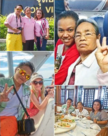 คุณณัฐรัตน์ และครอบครัว ใช้บริการท่องเที่ยวภูเก็ตแฟนตาซี Phuket Fantasea