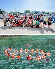 คุณไพพร ใช้บริการท่องเที่ยวทัวร์เกาะพีพี เกาะไข่ (เรือคาตามารัน)