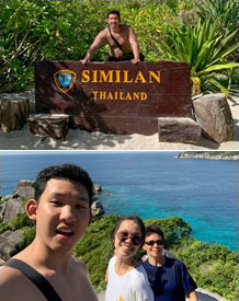 คุณนัสวัฒน์และเพื่อน ใช้บริการท่องเที่ยวทัวร์สิมิลัน