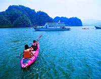 ทัวร์พายเรือคายัค อ่าวท่าเลน