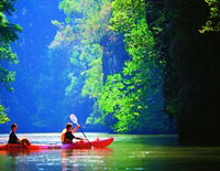 ทัวร์พายเรือคายัค อ่าวท่าเลน