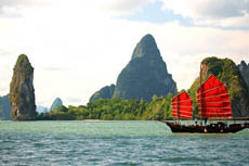 ทัวร์อ่าวพังงา ซันเซท (เรือสำเภา)