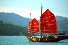 ทัวร์อ่าวพังงา ซันเซท (เรือสำเภา)