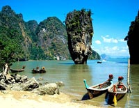 ทัวร์อ่าวพังงา แคนู (เรือหางยาว)