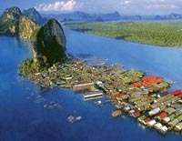 ทัวร์อ่าวพังงา แคนู (เรือหางยาว)